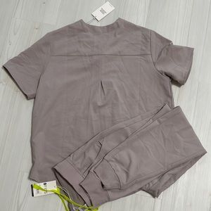 Figs Taupe Grey set BNWT